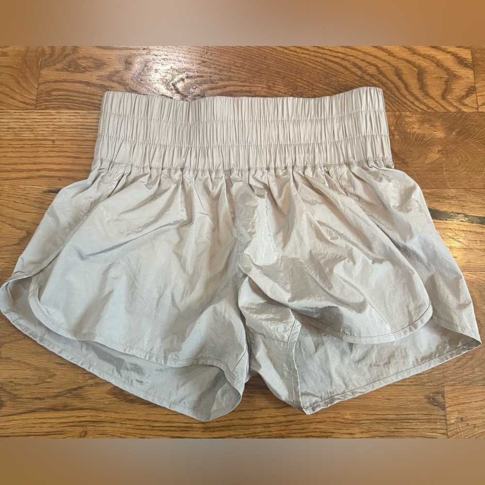 Altar’d State. AS Revival Gray Shimmer Athletic Shorts. Size Medium.